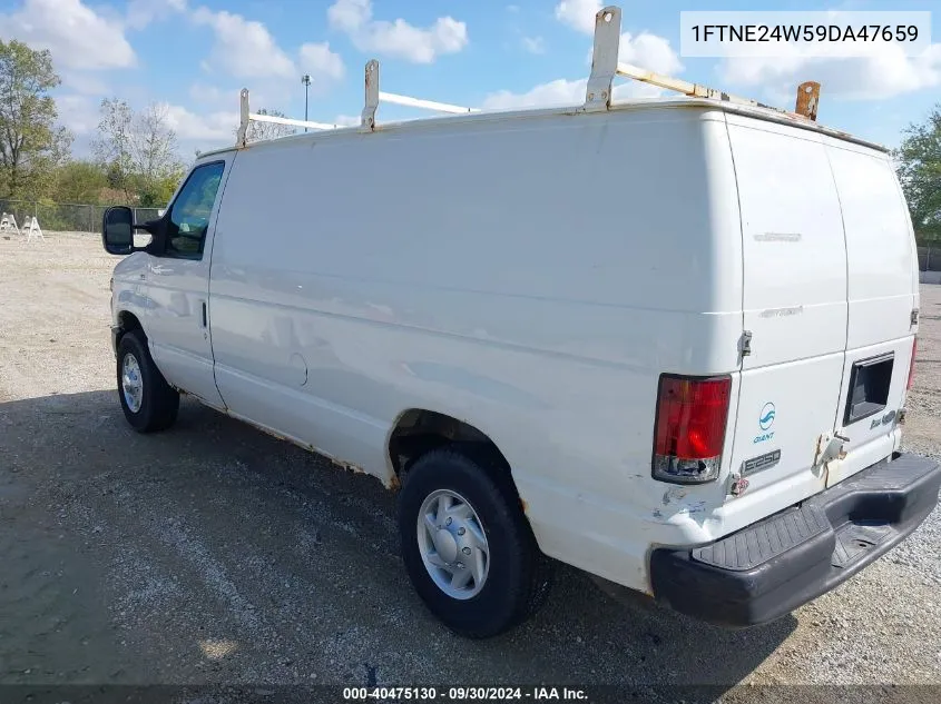 2009 Ford E-250 Commercial/Recreational VIN: 1FTNE24W59DA47659 Lot: 40475130