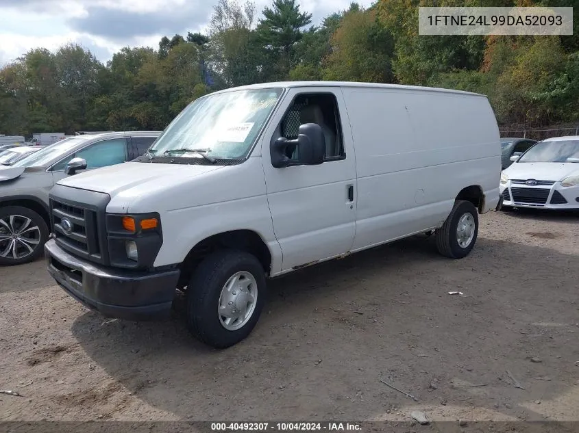 2009 Ford E-250 Commercial/Recreational VIN: 1FTNE24L99DA52093 Lot: 40492307