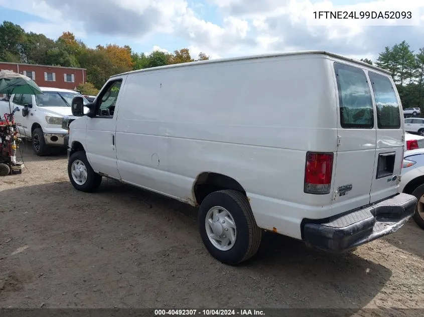 2009 Ford E-250 Commercial/Recreational VIN: 1FTNE24L99DA52093 Lot: 40492307