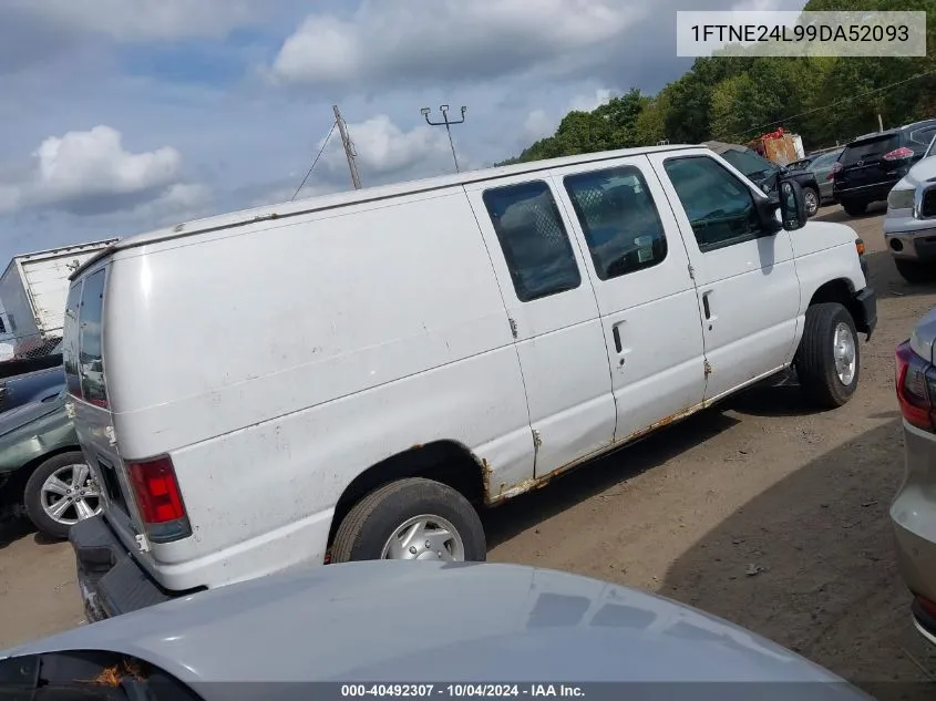 2009 Ford E-250 Commercial/Recreational VIN: 1FTNE24L99DA52093 Lot: 40492307