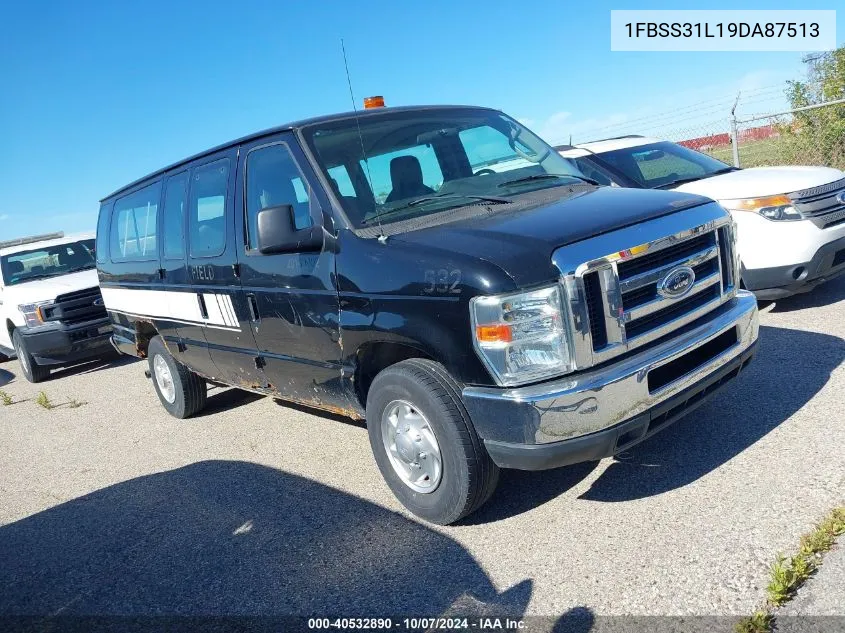 2009 Ford Econoline E350 Super Duty Wagon VIN: 1FBSS31L19DA87513 Lot: 40532890