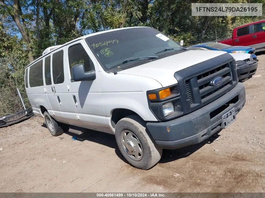 2009 Ford E-250 Commercial VIN: 1FTNS24L79DA26195 Lot: 40561499