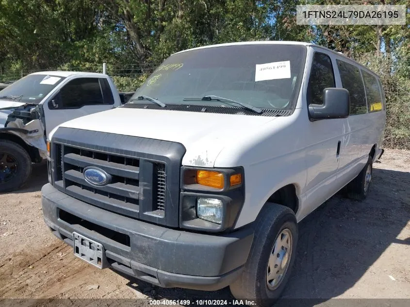 2009 Ford E-250 Commercial VIN: 1FTNS24L79DA26195 Lot: 40561499