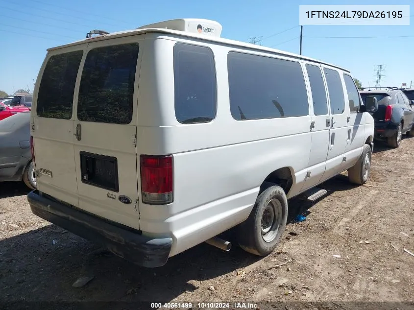 2009 Ford E-250 Commercial VIN: 1FTNS24L79DA26195 Lot: 40561499