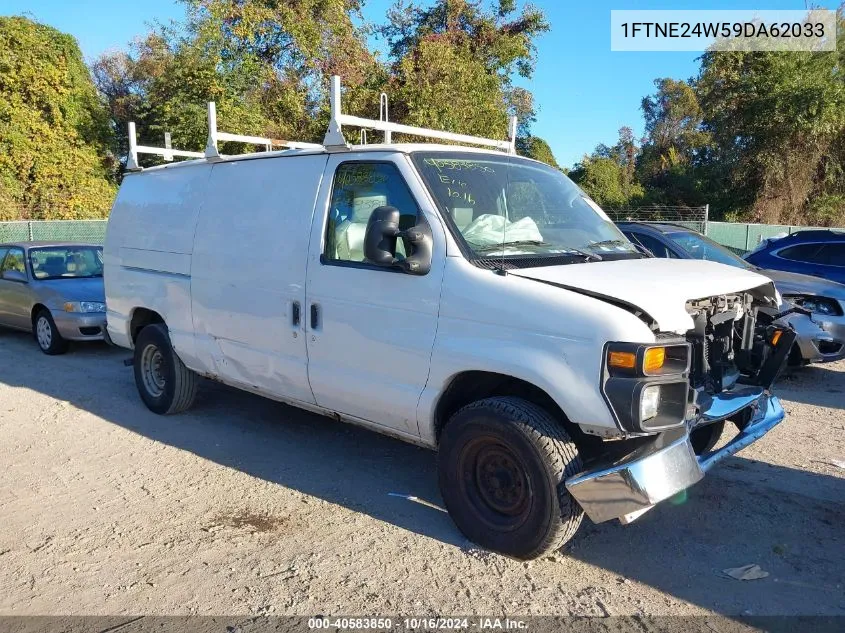 2009 Ford E-250 Commercial/Recreational VIN: 1FTNE24W59DA62033 Lot: 40583850