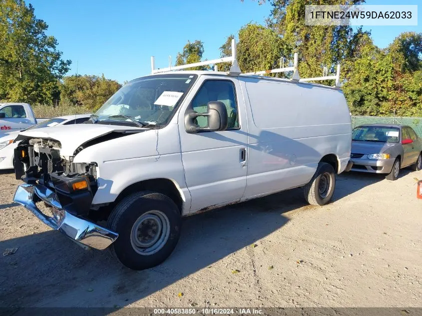 2009 Ford E-250 Commercial/Recreational VIN: 1FTNE24W59DA62033 Lot: 40583850