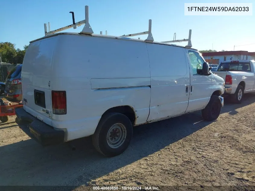 2009 Ford E-250 Commercial/Recreational VIN: 1FTNE24W59DA62033 Lot: 40583850