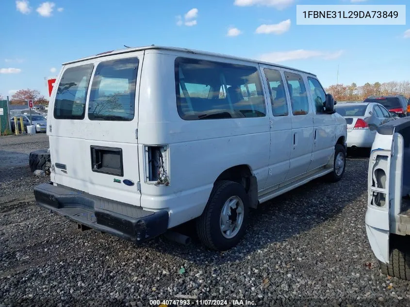 2009 Ford E-350 Super Duty Xl/Xlt VIN: 1FBNE31L29DA73849 Lot: 40747993