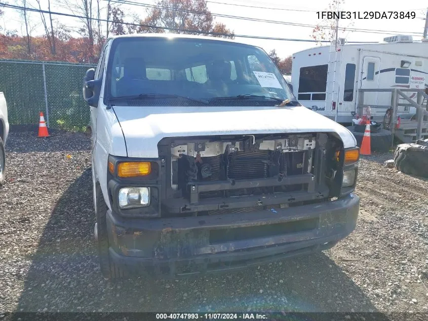 2009 Ford E-350 Super Duty Xl/Xlt VIN: 1FBNE31L29DA73849 Lot: 40747993