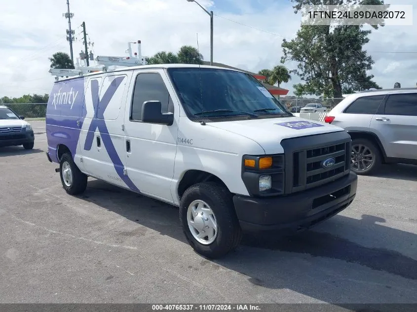 2009 Ford E-250 Commercial/Recreational VIN: 1FTNE24L89DA82072 Lot: 40765337