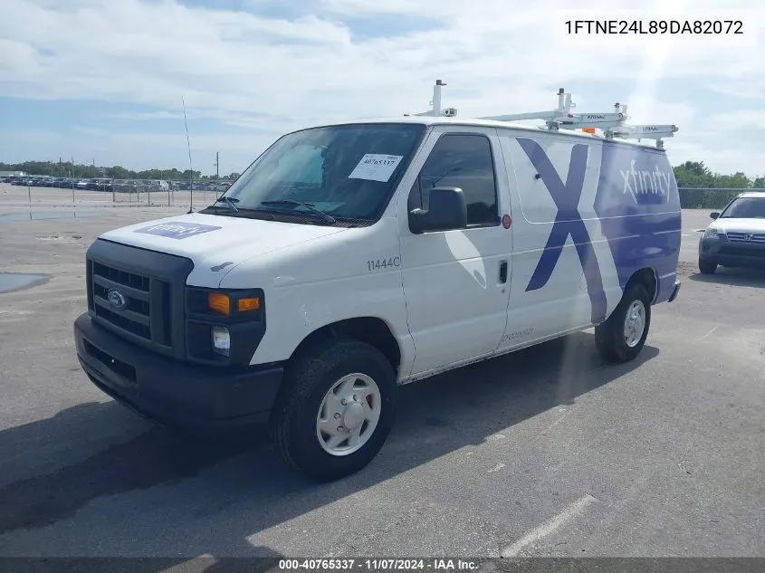 2009 Ford E-250 Commercial/Recreational VIN: 1FTNE24L89DA82072 Lot: 40765337