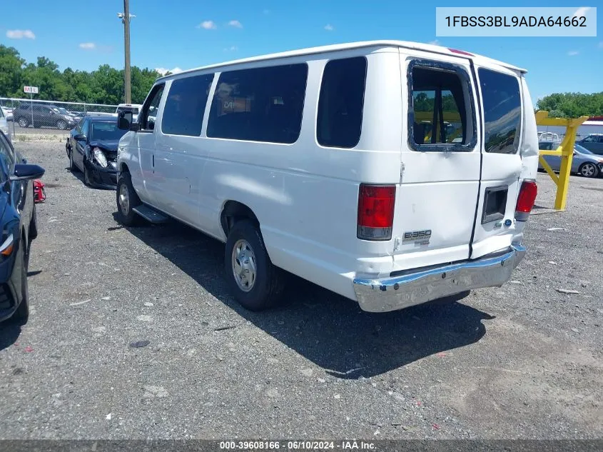 2010 Ford E-350 Super Duty Xlt VIN: 1FBSS3BL9ADA64662 Lot: 39608166