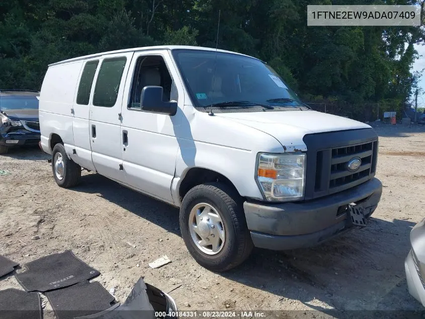 2010 Ford E-250 Commercial VIN: 1FTNE2EW9ADA07409 Lot: 40184331