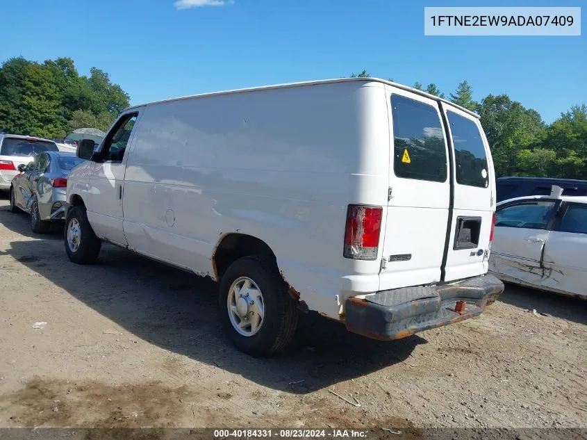 2010 Ford E-250 Commercial VIN: 1FTNE2EW9ADA07409 Lot: 40184331