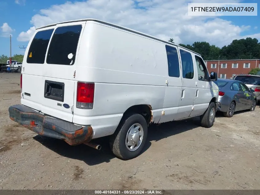 2010 Ford E-250 Commercial VIN: 1FTNE2EW9ADA07409 Lot: 40184331