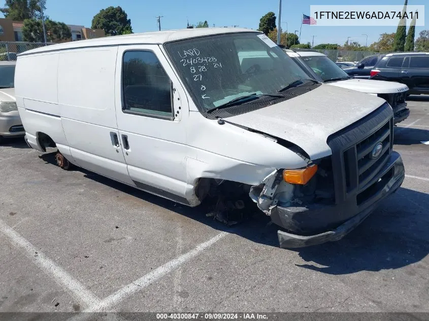 2010 Ford E-250 VIN: 1FTNE2EW6ADA74A11 Lot: 40300847