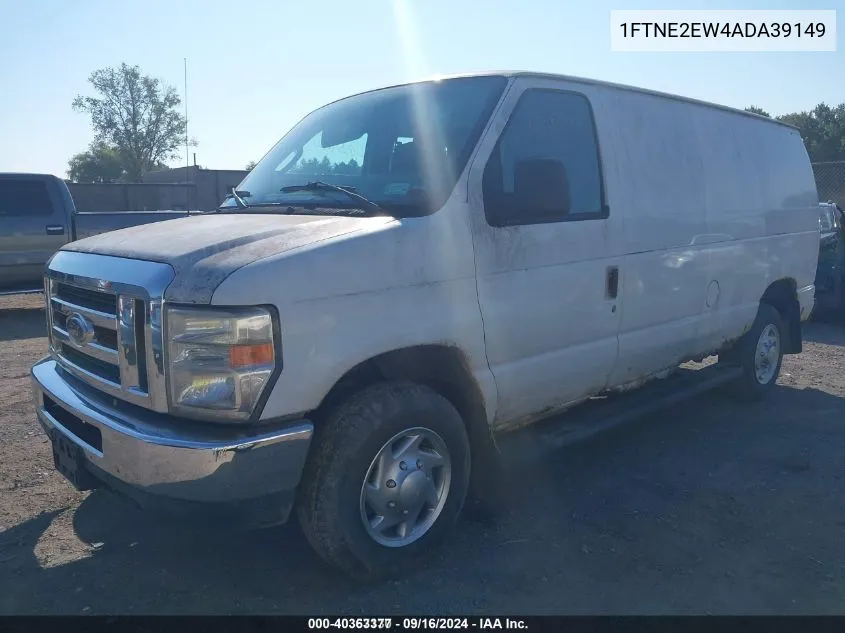 2010 Ford E-250 Commercial/Recreational VIN: 1FTNE2EW4ADA39149 Lot: 40363377