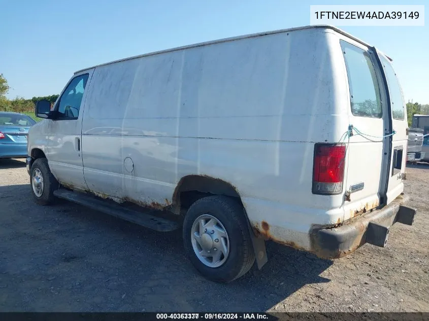 2010 Ford E-250 Commercial/Recreational VIN: 1FTNE2EW4ADA39149 Lot: 40363377