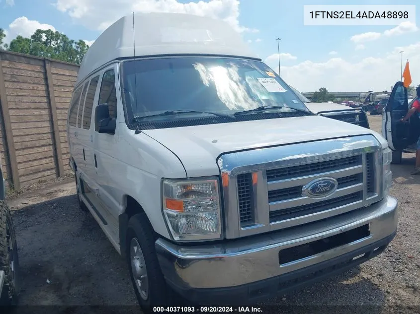 2010 Ford E-250 Commercial/Recreational VIN: 1FTNS2EL4ADA48898 Lot: 40371093