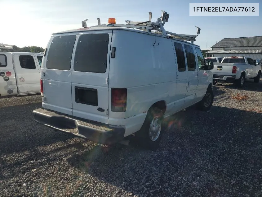 2010 Ford Econoline E250 Van VIN: 1FTNE2EL7ADA77612 Lot: 40379524