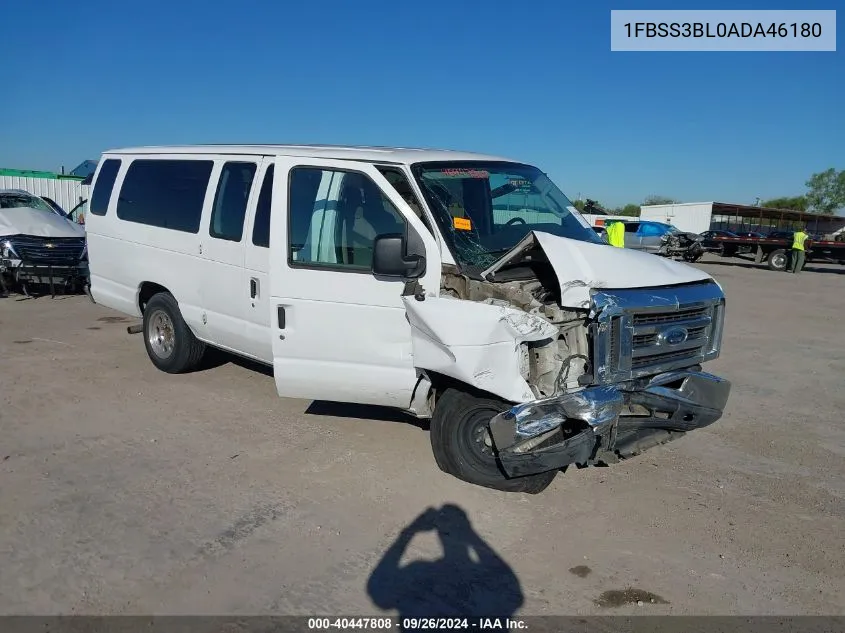 2010 Ford Econoline E350 Super Duty Wagon VIN: 1FBSS3BL0ADA46180 Lot: 40447808