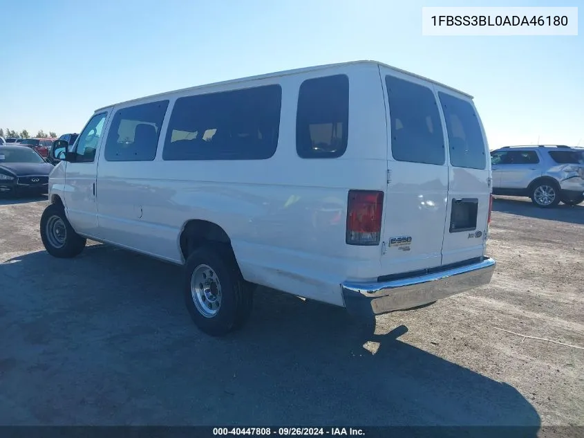 2010 Ford Econoline E350 Super Duty Wagon VIN: 1FBSS3BL0ADA46180 Lot: 40447808