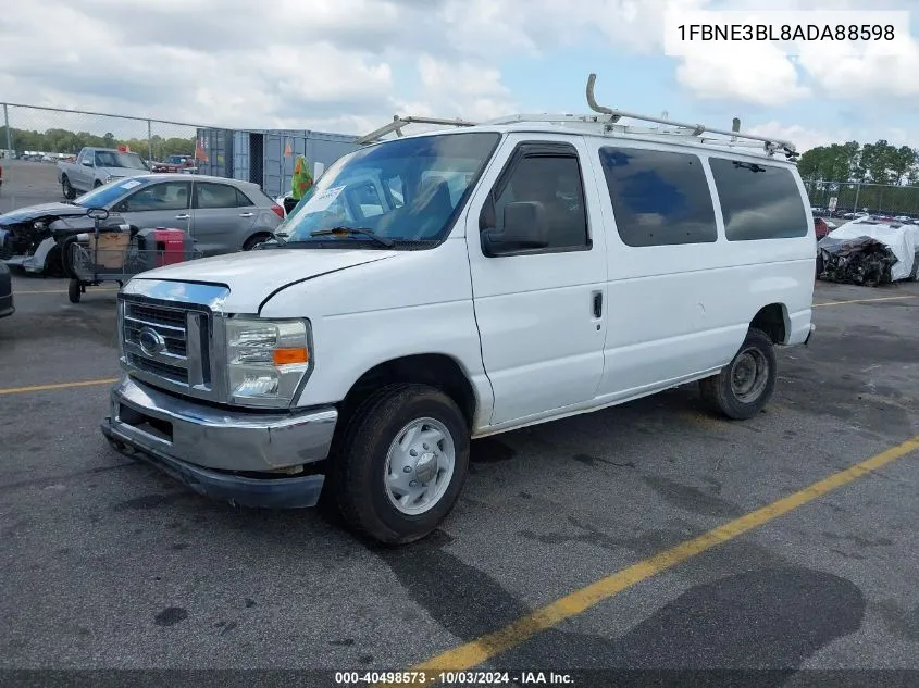 2010 Ford Econoline Xlt VIN: 1FBNE3BL8ADA88598 Lot: 40498573