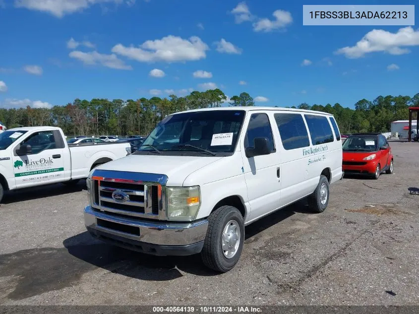 2010 Ford Econoline E350 Super Duty Wagon VIN: 1FBSS3BL3ADA62213 Lot: 40564139