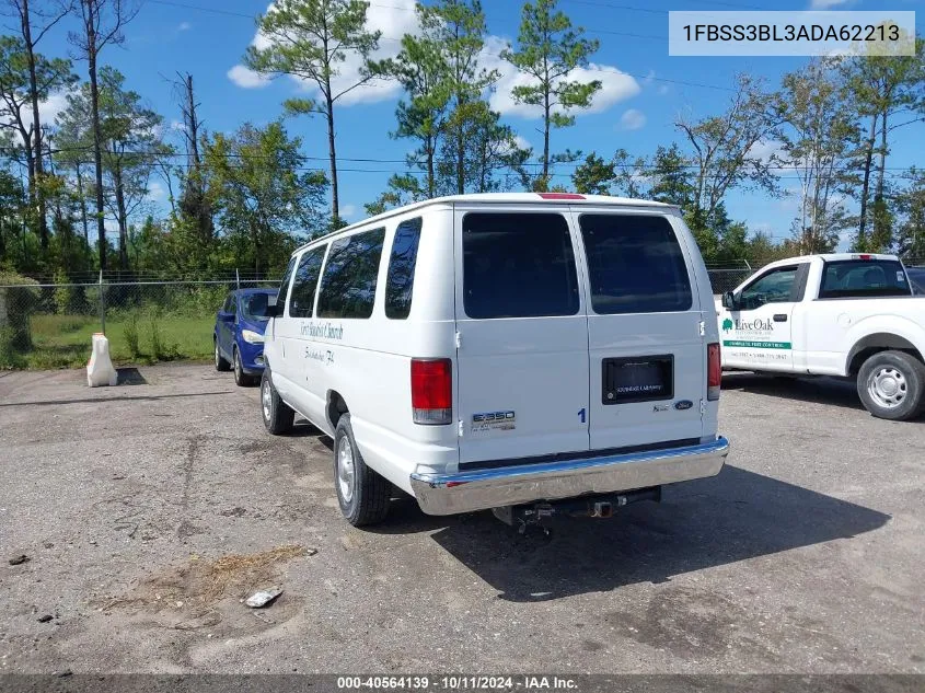 2010 Ford Econoline E350 Super Duty Wagon VIN: 1FBSS3BL3ADA62213 Lot: 40564139