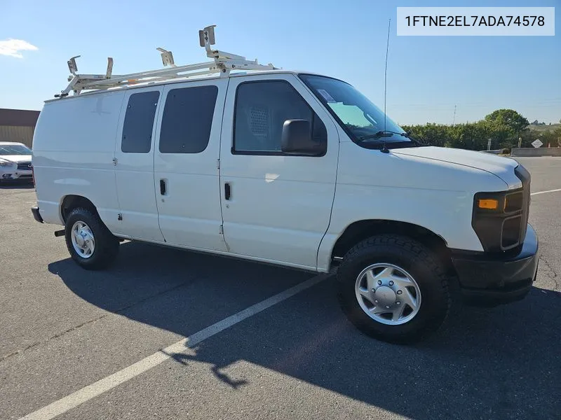 2010 Ford Econoline E250 Van VIN: 1FTNE2EL7ADA74578 Lot: 40594056