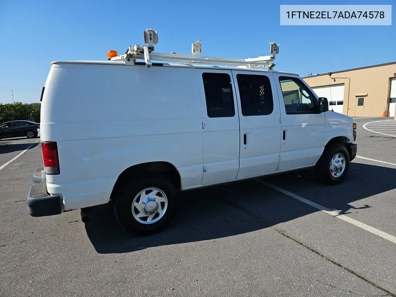 2010 Ford Econoline E250 Van VIN: 1FTNE2EL7ADA74578 Lot: 40594056