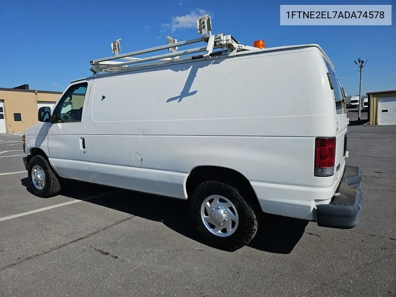 2010 Ford Econoline E250 Van VIN: 1FTNE2EL7ADA74578 Lot: 40594056