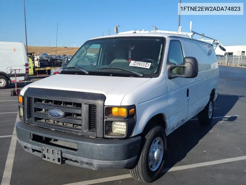 2010 Ford Econoline E250 Van VIN: 1FTNE2EW2ADA74823 Lot: 40627331