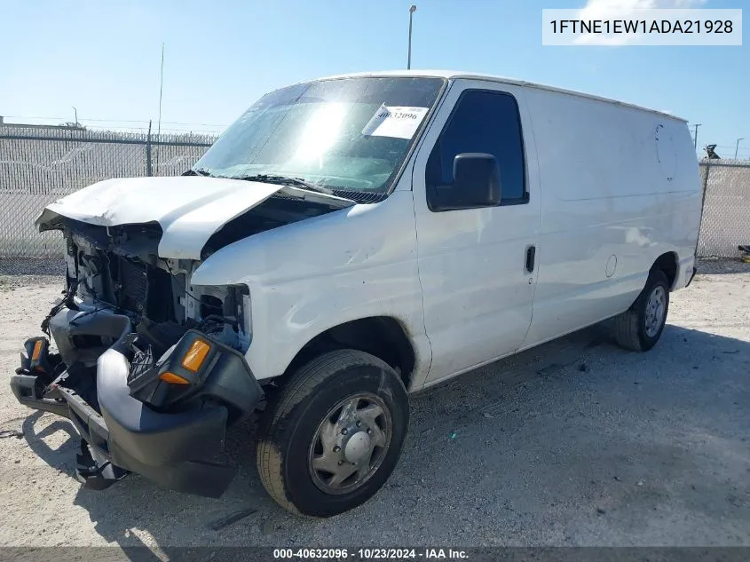 2010 Ford E-150 Commercial/Recreational VIN: 1FTNE1EW1ADA21928 Lot: 40632096