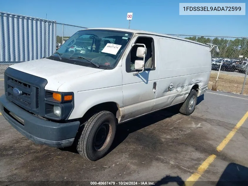 2010 Ford Econoline E350 Super Duty Van VIN: 1FDSS3EL9ADA72599 Lot: 40657479