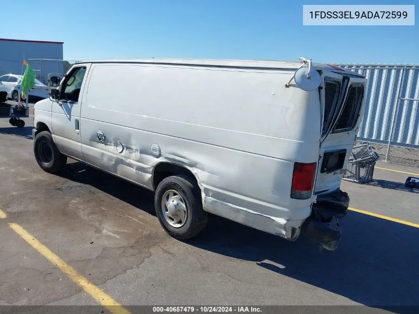 2010 Ford Econoline E350 Super Duty Van VIN: 1FDSS3EL9ADA72599 Lot: 40657479