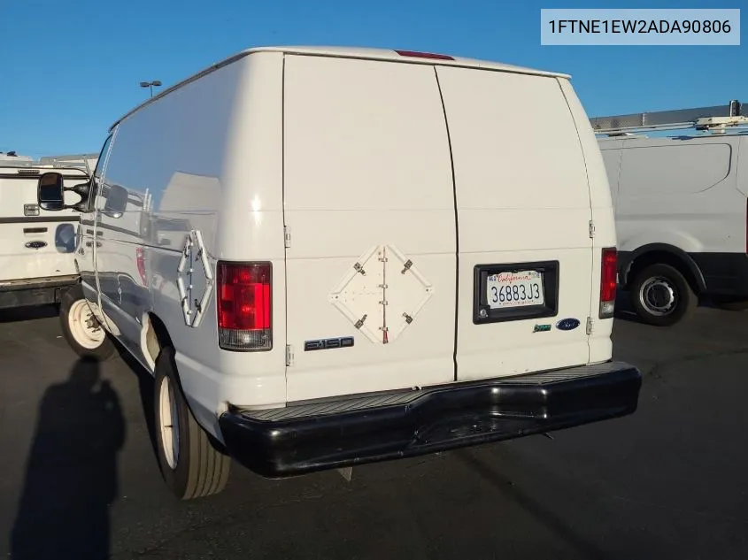 2010 Ford Econoline E150 Van VIN: 1FTNE1EW2ADA90806 Lot: 40704025