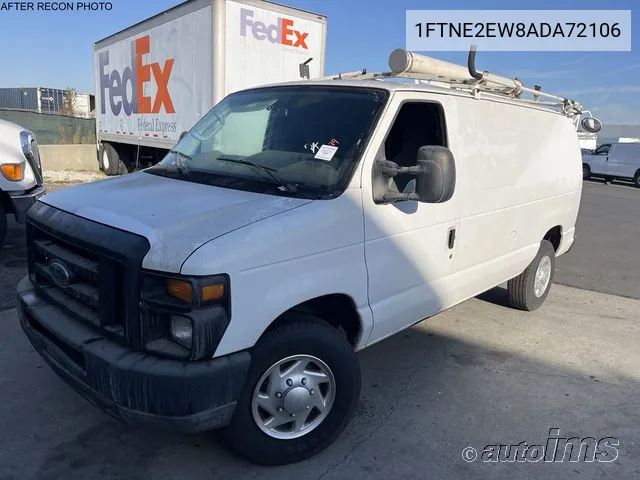 2010 Ford Econoline E250 Van VIN: 1FTNE2EW8ADA72106 Lot: 40718622