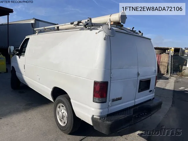 2010 Ford Econoline E250 Van VIN: 1FTNE2EW8ADA72106 Lot: 40718622