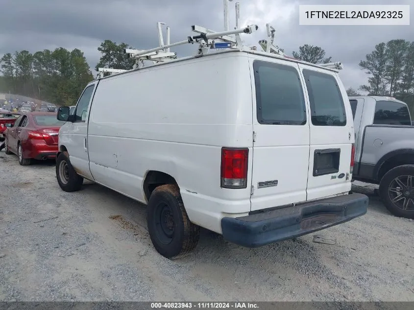 2010 Ford E-250 Commercial/Recreational VIN: 1FTNE2EL2ADA92325 Lot: 40823943