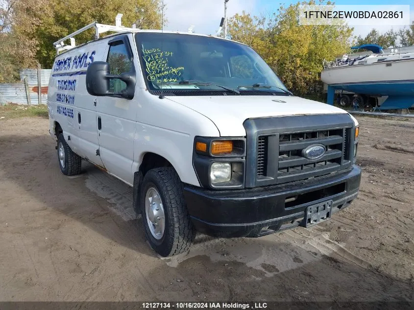 2011 Ford Econoline E250 Van VIN: 1FTNE2EW0BDA02861 Lot: 12127134