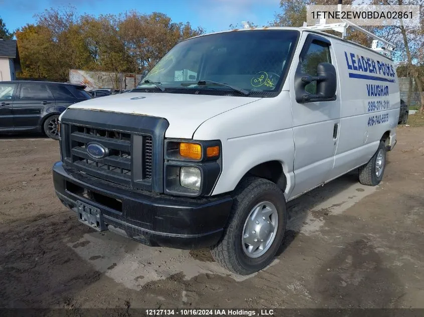 2011 Ford Econoline E250 Van VIN: 1FTNE2EW0BDA02861 Lot: 12127134