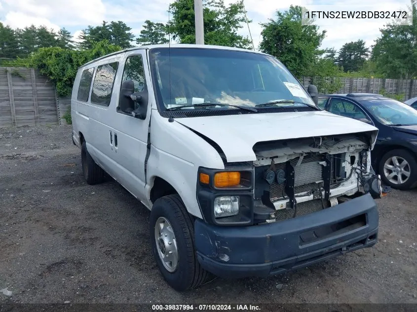 2011 Ford E-250 Commercial VIN: 1FTNS2EW2BDB32472 Lot: 39837994