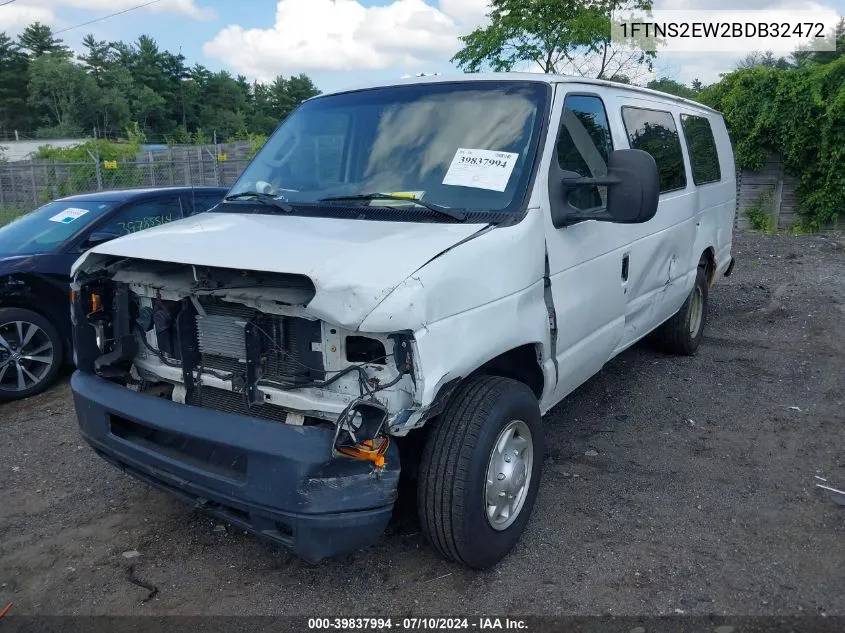 2011 Ford E-250 Commercial VIN: 1FTNS2EW2BDB32472 Lot: 39837994