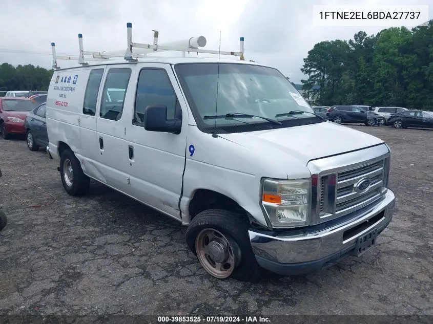 2011 Ford E-250 Commercial VIN: 1FTNE2EL6BDA27737 Lot: 39853525