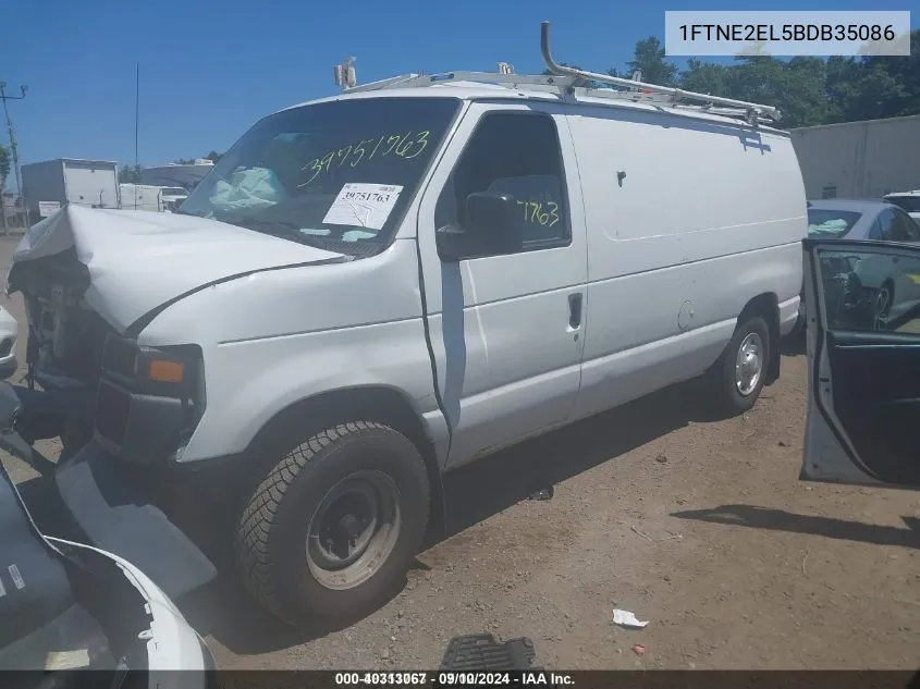 2011 Ford E-250 Commercial VIN: 1FTNE2EL5BDB35086 Lot: 40313067