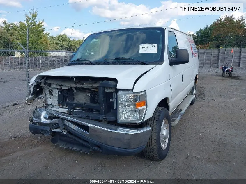 2011 Ford E-250 Commercial VIN: 1FTNE2EW0BDB15497 Lot: 40341481