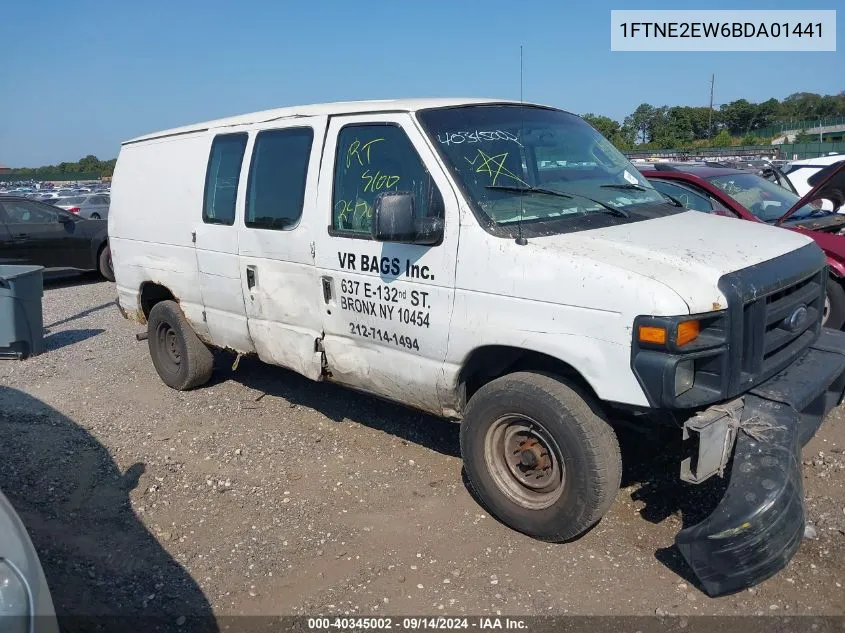 2011 Ford E-250 Commercial VIN: 1FTNE2EW6BDA01441 Lot: 40345002