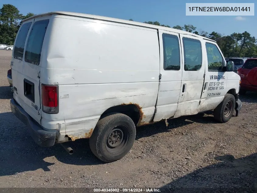 2011 Ford E-250 Commercial VIN: 1FTNE2EW6BDA01441 Lot: 40345002