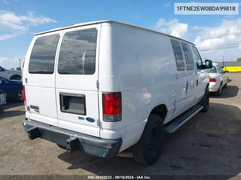 2011 Ford E-250 Commercial VIN: 1FTNE2EW0BDA99818 Lot: 40355522